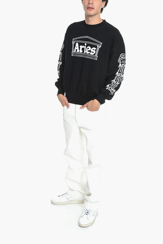 COLUMN Sweatshirt with Contrasting Logo Print