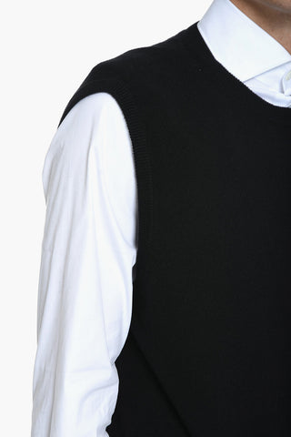 Crew Neck Pure Cashmere Vest