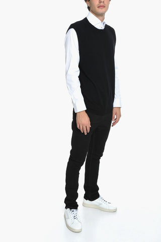 Crew Neck Pure Cashmere Vest