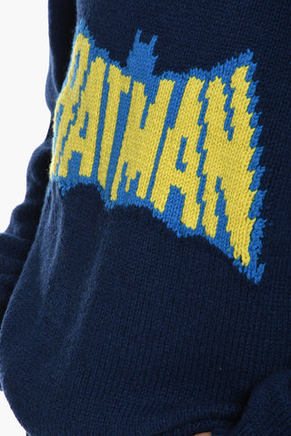 Crew Neck BATMAN Cashmere Blend Pullover
