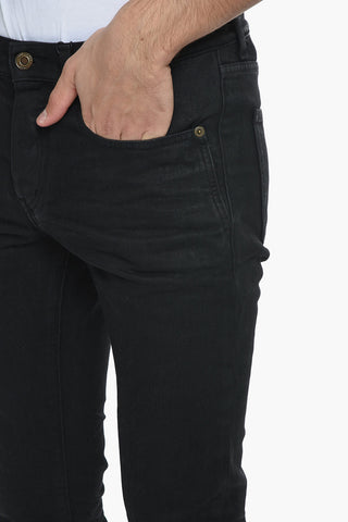 Jeans Tapered fit con Dettagli Arricciati