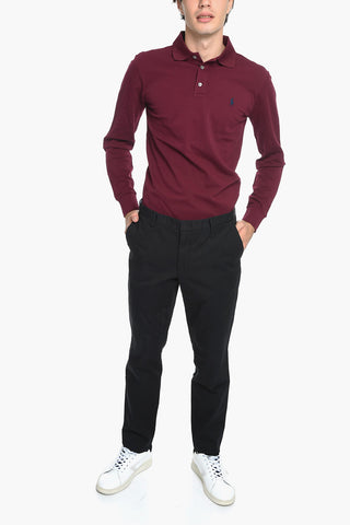 Cotton Chinos KAITO1 Pants with Belt Loops