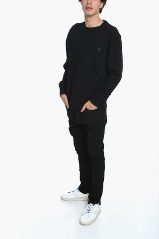 STAR Crew Neck Cotton Sweatshirt with Ton Sur Ton Logo