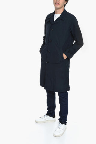 Cappotto Impermeabile con Tasche a Toppa