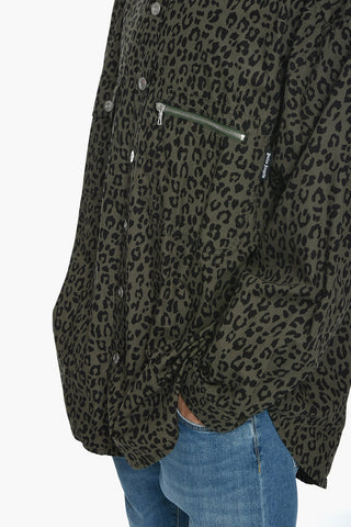 Leopard Print Long Sleeved Shirt