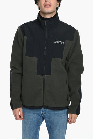 Felpa Con Zip CROSS BLOCK In Pile
