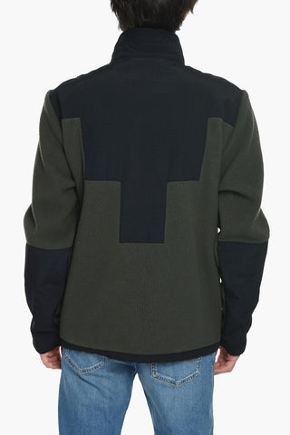 Felpa Con Zip CROSS BLOCK In Pile