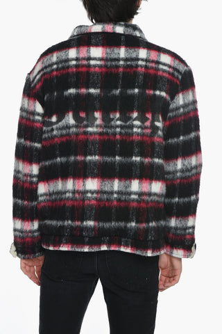 Overshirt in Misto Lana con Fodera in Teddy