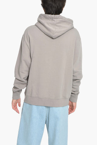 Brushed Cotton Hoodie with Embroidered Logo