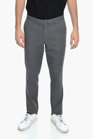 Cotton Chinos KAITO1 Pants with Belt Loops
