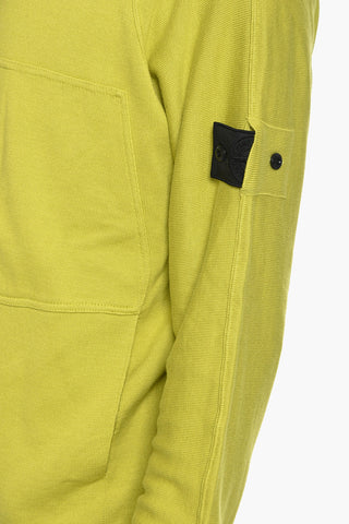 Polo Neck Cotton Sweater with Zip