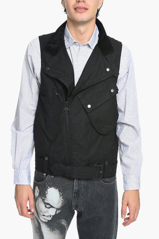 ENGINEERED GARMENTS Giubbotto Biker senza Manica con Cintura