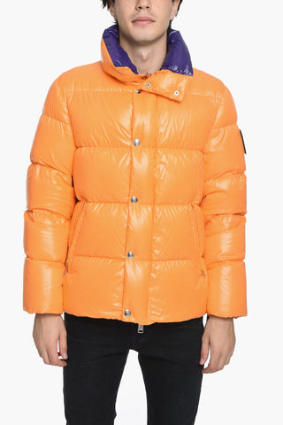 Piumino in Nylon con Patch Logo Removibile