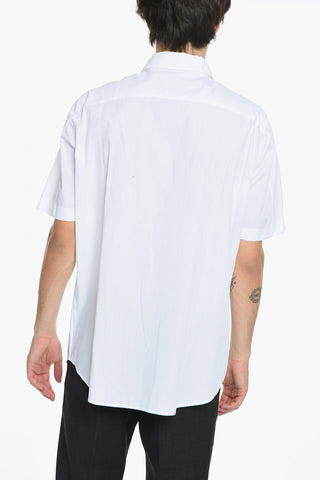 FRED PERRY Short Sleeve Shirt with Embroidered Logo