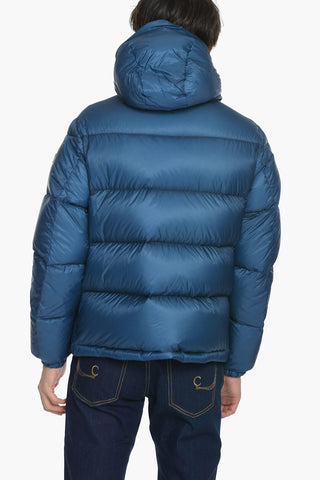 YACHTING Zipped Puffer Jacket with Embroidered Logo