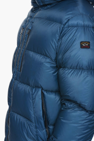 YACHTING Zipped Puffer Jacket with Embroidered Logo