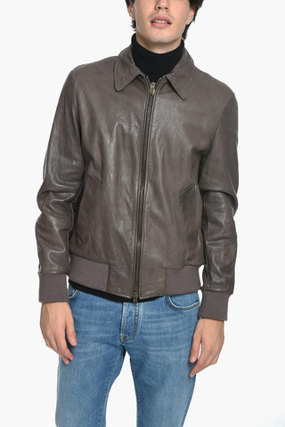 Lined Leather Jacket
