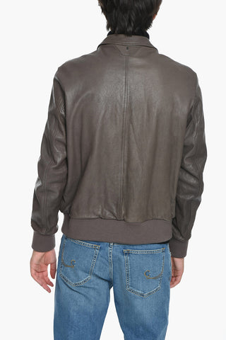 Lined Leather Jacket