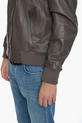 Lined Leather Jacket