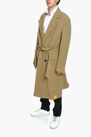 Double-breasted OUTKAST Wool Coat with Belt