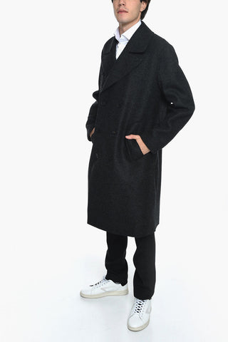 Cappotto in Lana Vergine Semifoderato con Doppiopetto