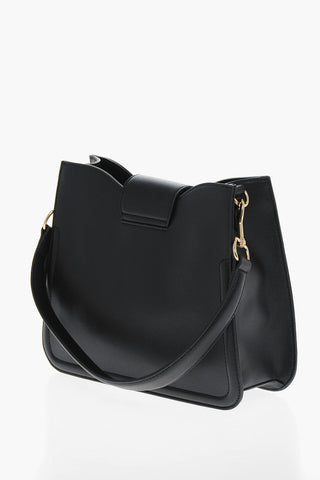 LOVE Borsa a Spalla in Ecopelle con Cuori Dorati