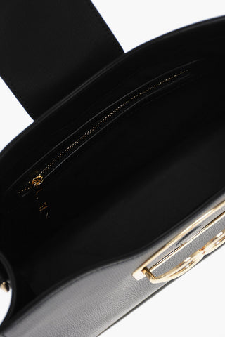 LOVE Borsa a Spalla in Ecopelle con Cuori Dorati