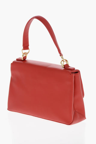 LOVE Schultertasche aus Kunstleder mit goldenem Logo