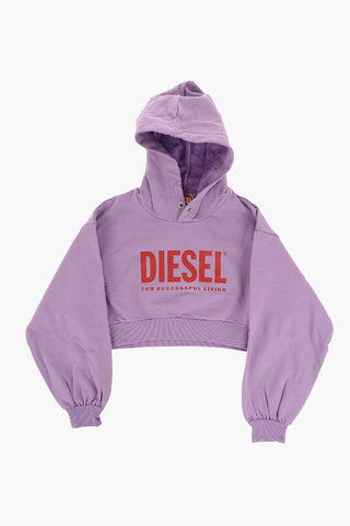 RED TAG Brushed Cotton Cropped Hoodie
