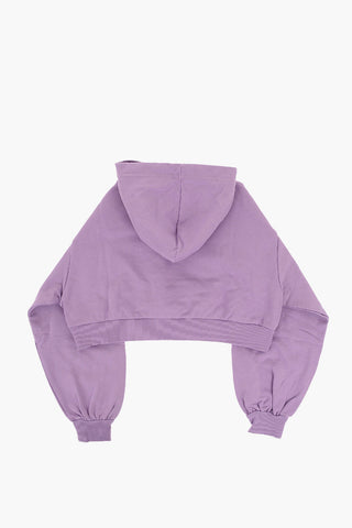 RED TAG Brushed Cotton Cropped Hoodie