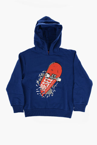 RED TAG Front Printed SPINUS OVER Hoodie