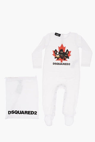 Long Sleeve Romper Suit with Print