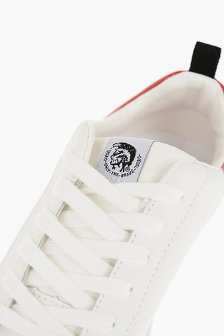 Sneakers Basse in Pelle con dettaglio Lucido
