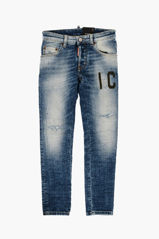 Vintage Effect SKATER Jeans
