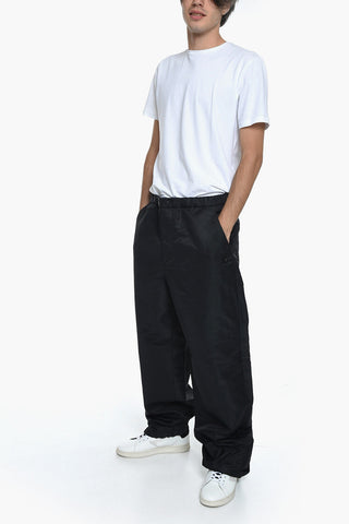 PINK PP Nylon Loose-fit Trousers with Logo Application