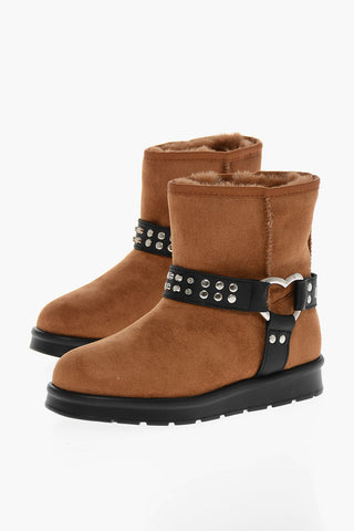 LOVE Stivaletti WINTER30 in Velour con Borchie
