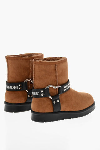 LOVE Stivaletti WINTER30 in Velour con Borchie