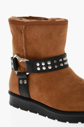 LOVE Stivaletti WINTER30 in Velour con Borchie