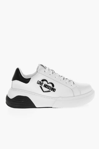 LOVE Sneakers Basse STAR50 in Pelle con Dettagli a Contrasto