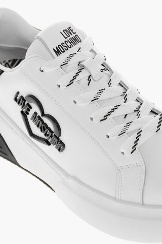 LOVE Sneakers Basse STAR50 in Pelle con Dettagli a Contrasto