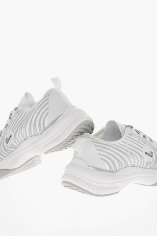 LOVE Two-Tone SPRINT LOVE Low Top Sneakers with Hearts Print 