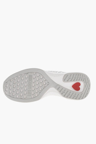 LOVE Two-Tone SPRINT LOVE Low Top Sneakers with Hearts Print 