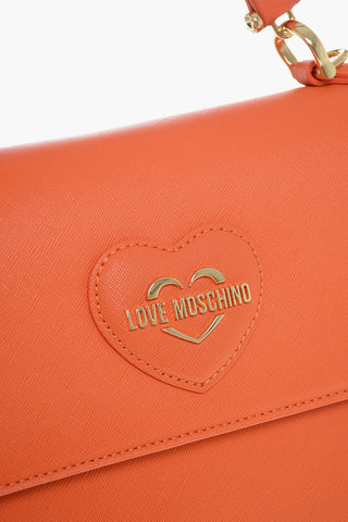 LOVE Handtasche aus Saffiano-Kunstleder mit abnehmbarem Schulterriemen