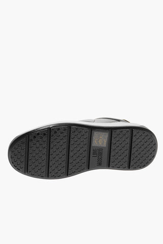 LOVE Faux Leather BOLD40 Low Sneakers with Embossed Heart