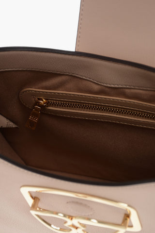 LOVE Faux Leather Shoulder Bag with Golden Hearts