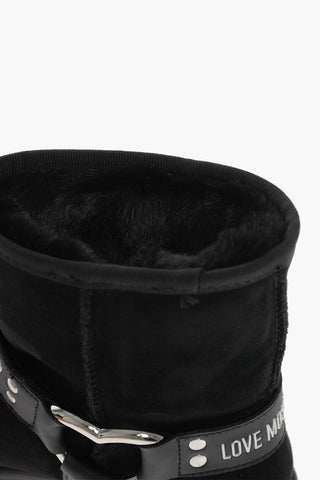 LOVE Velour WINTER30 Ankle Boots with Studs