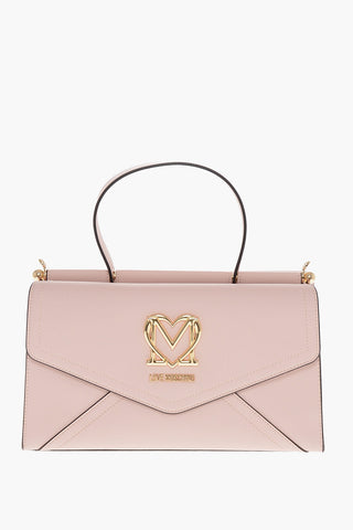 LOVE Envelope-Tasche aus Kunstleder mit abnehmbarem Schulterriemen