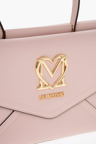 LOVE Envelope-Tasche aus Kunstleder mit abnehmbarem Schulterriemen