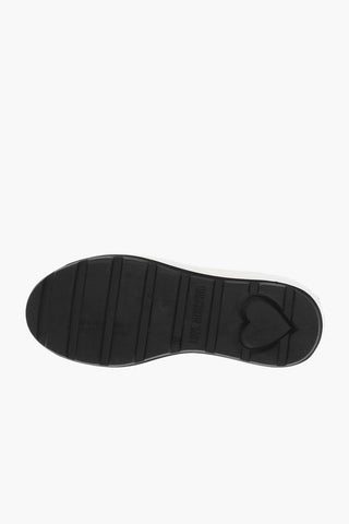 LOVE Sneakers Alte in Pelle con Platform 4.5cm