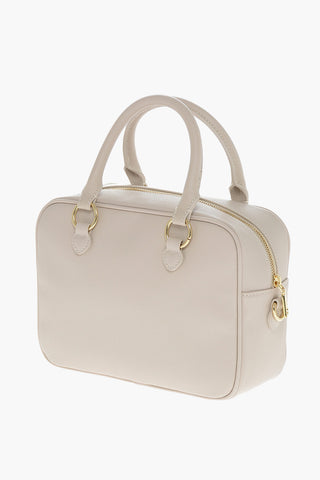 LOVE Borsa a Bauletto in Eco Pelle Saffiano con Doppio Manico